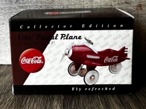 Coca Cola Pedal Plane Collector Edition 1997 With Box 1:18 Scale Fly Refreshed - Picture 1 of 7