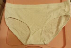 Jockey Women's Breathe 100% Cotton Panties Size 6 White