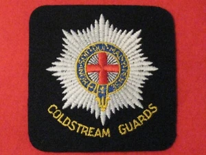 BRITISH ARMY COLDSTREAM GUARDS EMBROIDERED BLAZER BADGE - Picture 1 of 1