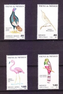 México 1980 - 1981 PÁJAROS y AVES MNH Mi 1705,1707. - Imagen 1 de 1