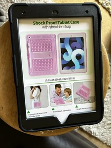 Black Shock Proof Tablet Case With Shoulder Strap - Photo 1/4