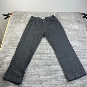 VINTAGE ENYCE Jeans Mens 34x28 Blue Denim Pants Y2K Baggy Wide Leg Cropped - Picture 1 of 10