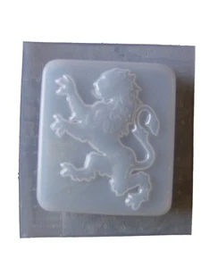 QTY 2   Decorative Lion Soap Mold 4628   Moldcreations - Picture 1 of 2