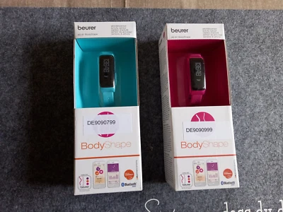 Schrittzähler beurer BodyShape AS 81 (2 Stück: türkis/rosa) NEU/OVP - Bild 1 von 3