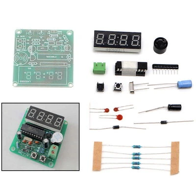 C51 4 Bits Digital Clock Electronic Production Suite DIY Kits Parts New 🇬🇧 - Image 1 of 4