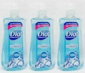 3 Dial Complete SPRING WATER Antibezterielle flüssige Handseife waschen 11 oz KILLT 99 % - Bild 1 von 1