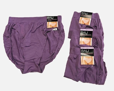 Bali Comfort Revolution Panty Corte Alto 6/7 NUEVO CON ETIQUETAS M/L 303J PAQUETE DE 4 Foto 1 de 4