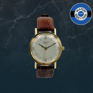 Longines 9ct Gents Watch (t098) - Picture 1 of 13