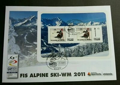 [SJ] Germany FIS ALPINE SKI-WM 2011 Sport Games Mountain (FDC)  - Image 1 of 4