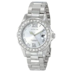 Reloj para mujer Invicta Pro Diver bisel de cristal esfera tono plata pulsera 15251 - Imagen 1 de 4