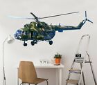 3D Military Helicopte P88 Car Wallpaper Mural Poster Transport Wall Stickers Zoe