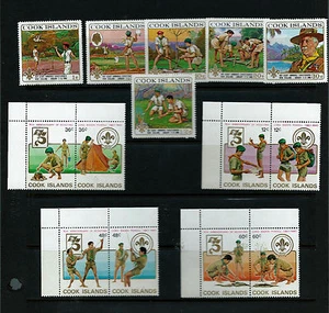COOK ISLANDS 1968 BOY SCOUT JAMBOREE & 1983 BOY SCOUTS, 75th ANNIV MNH SCOT LIST - Picture 1 of 1