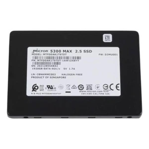 Micron 5300 MAX 1.92TB SSD SATA 6Gb/s Solid State Drive MTFDDAK1T9TDT-1AW1ZABYY - Bild 1 von 1