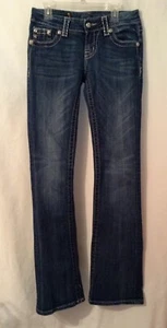Miss Me Blue Denim Boot Cut Jeans Size 26 - Picture 1 of 4