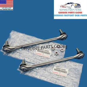 GENUINE TOYOTA AVALON CAMRY ES350 RIGHT & LEFT FRONT STABILIZER LINK W/NUT KIT - Picture 1 of 3