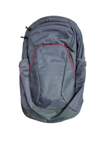 The North Face Womens Pivoter Backpack, Asphalt Grey Light Heather/DP Garnet Red