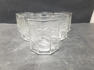 6 DANSK SUMMERHOUSE ACHTECK COCKTAIL SAFT TUMBLER GLÄSER 6 UNZEN  - Bild 1 von 9