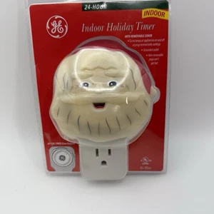 GE Indoor Holiday Light Timer Santa 24 HR New (model GE5101) lamp timer Holiday - Picture 1 of 2