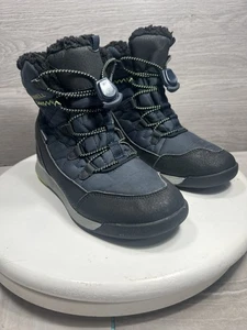 Merrell Crush 3.0 MK266121 Unisex Kids 3M Navy  Waterproof Snow Boots - Picture 1 of 18