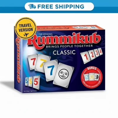 Rummikub 2-4 Player Game by Ideal - Classic Family Strategy Board Game Set UK - Image 1 of 4
