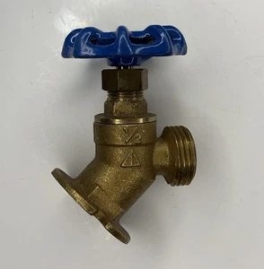 Válvula americana 1/2 pulgada entrada IPS cobre latón llave de sillín multivuelta - Imagen 1 de 3