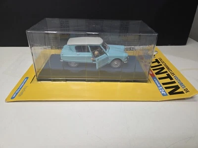 Les Voitures de Tintin #18 Citroën Ami 6 1/24 Diecast Model - New Sealed - Image 1 of 4