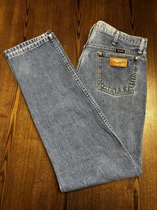 Wrangler Jean's Men's 36x34 Blue Denim Cowboy Cut Original Fit 13MWZ Fits 35x32 - Picture 1 of 11