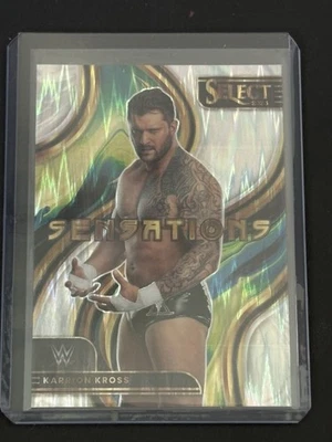 2023 Panini Select WWE - Sensations Karrion Kross #8 Flash Prizm - Image 1 of 2