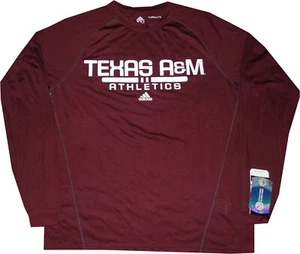 Texas A&M Aggies Climalite Long Sleeve T Shirt New tags Small - Picture 1 of 2