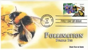 AO-4153-3, 2007, Pollination, FDC, Standard Postmark, Add-on Cachet, Washingto - Picture 1 of 1