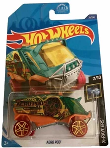 Hot Wheels X-Raycers Aero Pod , 21/250 Green - Picture 1 of 1