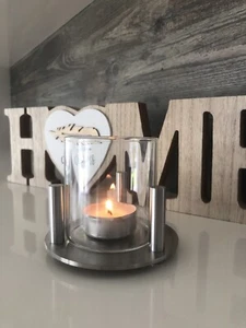 Windlicht Edelstahl Laterne Leuchte Kerzenständer Dekoration EXKLUSIV MODERN NEU - Bild 1 von 10