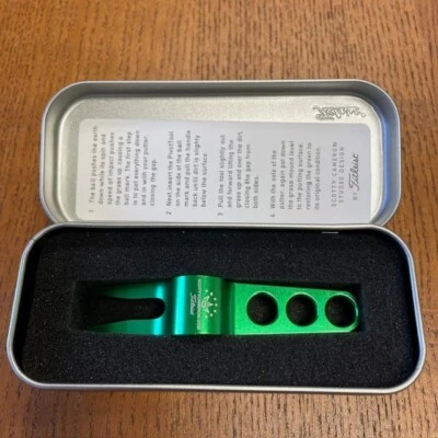 Brand New !! SCOTTY CAMERON GREEN DIVOT PIVOT TOOL WAVEY AMERICAN FLAG WITH TIN - Image 1 of 4