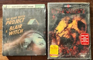 STEELBOOK - THE BLAIR WITCH PROJECT + Book Of Shadows (Bluray / DVD + CD) NEW - Picture 1 of 4