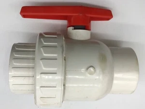 Jandy Gold 2 1/2” Standard Union Ball Valve White Pool Hot Tub Pump - Picture 1 of 7