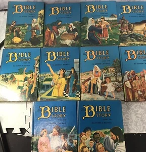 The Bible Story by Arthur S Maxwell, Volume 1-10 Complete Set 1953-57 Vintage - Picture 1 of 21