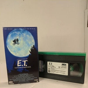 E.T. The Extra-Terrestrial (VHS, 1988) Green Flap & Reels - Imagen 1 de 6