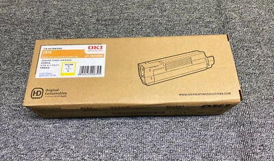 OKI Genuine C610/ C610N Yellow Toner Cartridge - 6,000 pages (44315309) for C610 - Image 1 of 3
