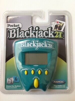 Radica 2002 Pocket Blackjack 21 Handheld NEW