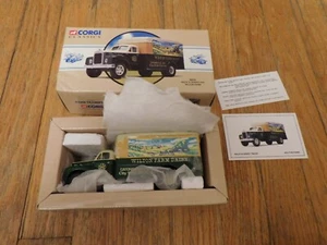 1995 Mattel Corgi Classics 98454 Mack B Series Van Wilton Farm Truck MIB NRFB - Picture 1 of 2