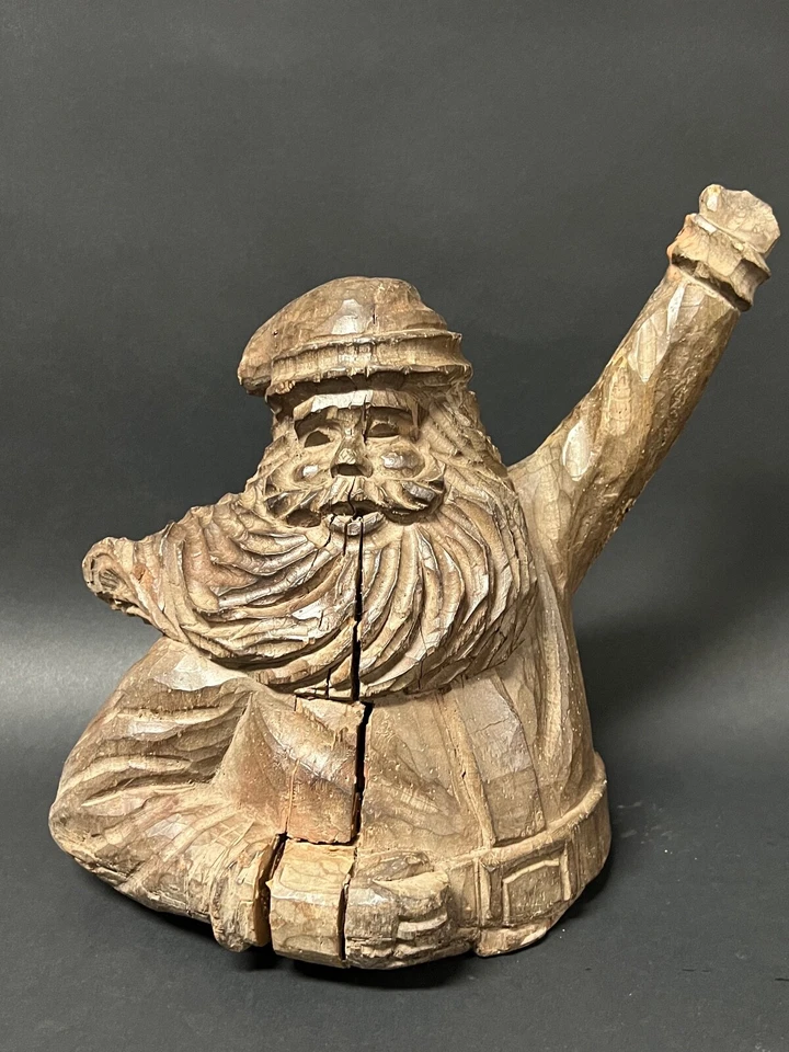 SANTA CLAUS  PAPER MACHE MOLD/SCULPTURE - Image 1 of 4