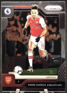 2019-20 Panini Prizm Premier League Soccer Aubameyang Arsenal #134 First Prizm - Picture 1 of 2