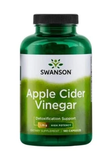Swanson Apple Cider Vinegar Apple Cider Vinegar 625mg 180 Capsules - Picture 1 of 2