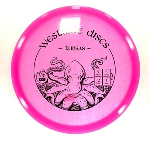 DISC GOLF WESTSIDE VIP ICE TURSAS EASY TO USE MID RANGE 180g PINK W BLACK FOIL - Picture 1 of 1
