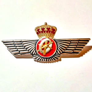 BADGE OF THE SPANISH AIR FORCE INFORMATICS INSIGNIA "ROKISKI" 9 cm, 2000's E-077 - Picture 1 of 3