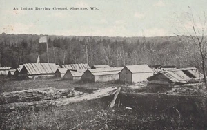 An Indian Burying Ground - Shawano, Wisconsin - litografía sin publicar - Imagen 1 de 3