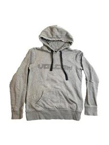 Volcom Sweatshirt Adult Small Gray Pocket Hoodie Spell Out Sweater Pullover Mens - Picture 1 of 7