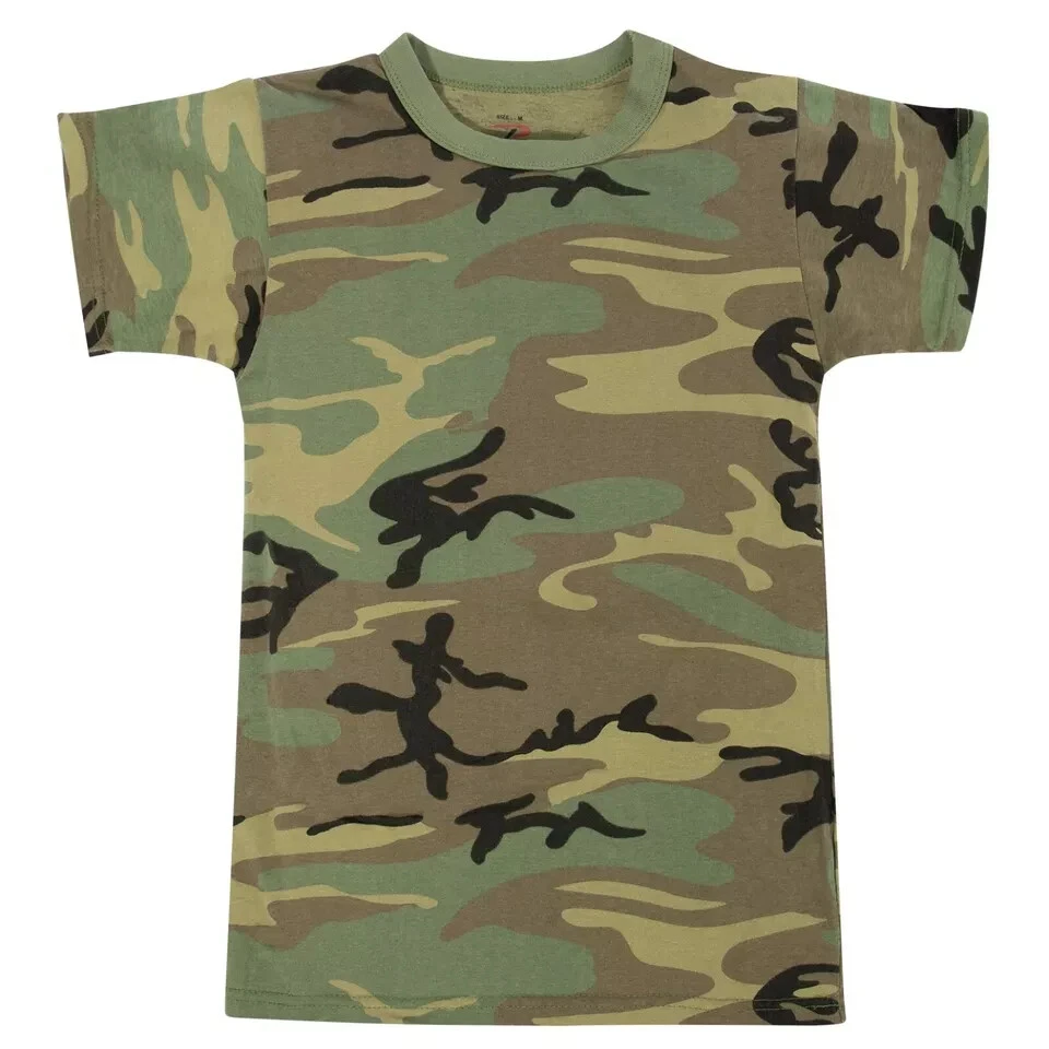 Kids Camo tee , Camoflauge  Army Military T-Shirts Tees  size Small - Image 1 of 1