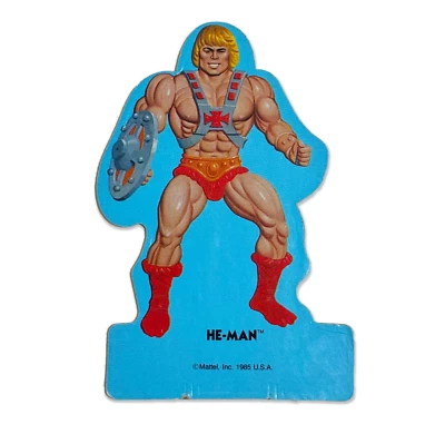 Pieza de cartón de colección He-Man del juego Masters of the Universe Battle for Eternia Foto 1 de 2