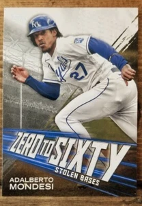2021 Topps Series 2 Adalberto Mondesi Zero to Sixty ZTS-16 Los Angeles Dodgers🔥 - Picture 1 of 6